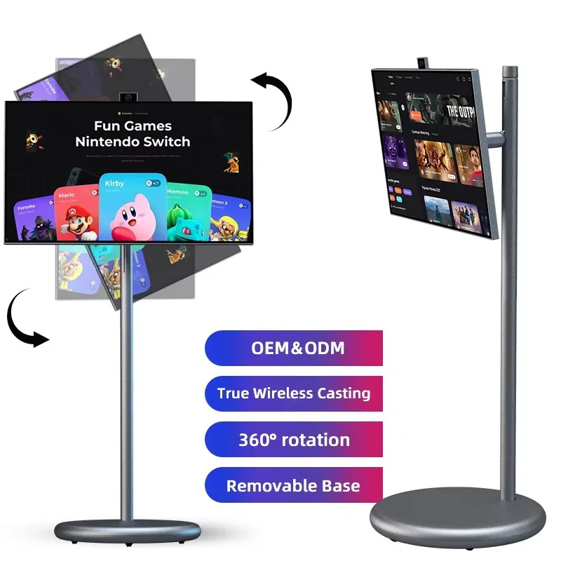 New Design 27 Inch Smart Tv Rollable Mobile Fhd Touch Screen Android 12 Tablet Pc 6+128Gb Ips Touch Screen Smart Tvs
New Design 27 Inch Smart Tv Rollable Mobile Fhd Touch Screen Android 12 Tablet Pc 6+128Gb Ips Touch Screen Smart Tvs