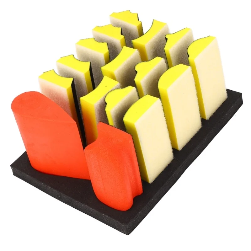 16PCS Hand Grinding Blocks Self Adhesive Groove Curved Surface Polishing Block For Woodworking
16PCS Hand Grinding Blocks Self Adhesive Groove Curved Surface Polishing Block For Woodworking