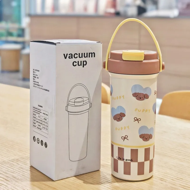 Double Drink Food Grade Stainless Steel Thermos Ins Style High Beauty Straw Water Cup Portable Vacuum Flask For Girls Students
Double Drink Food Grade Stainless Steel Thermos Ins Style High Beauty Straw Water Cup Portable Vacuum Flask For Girls Students