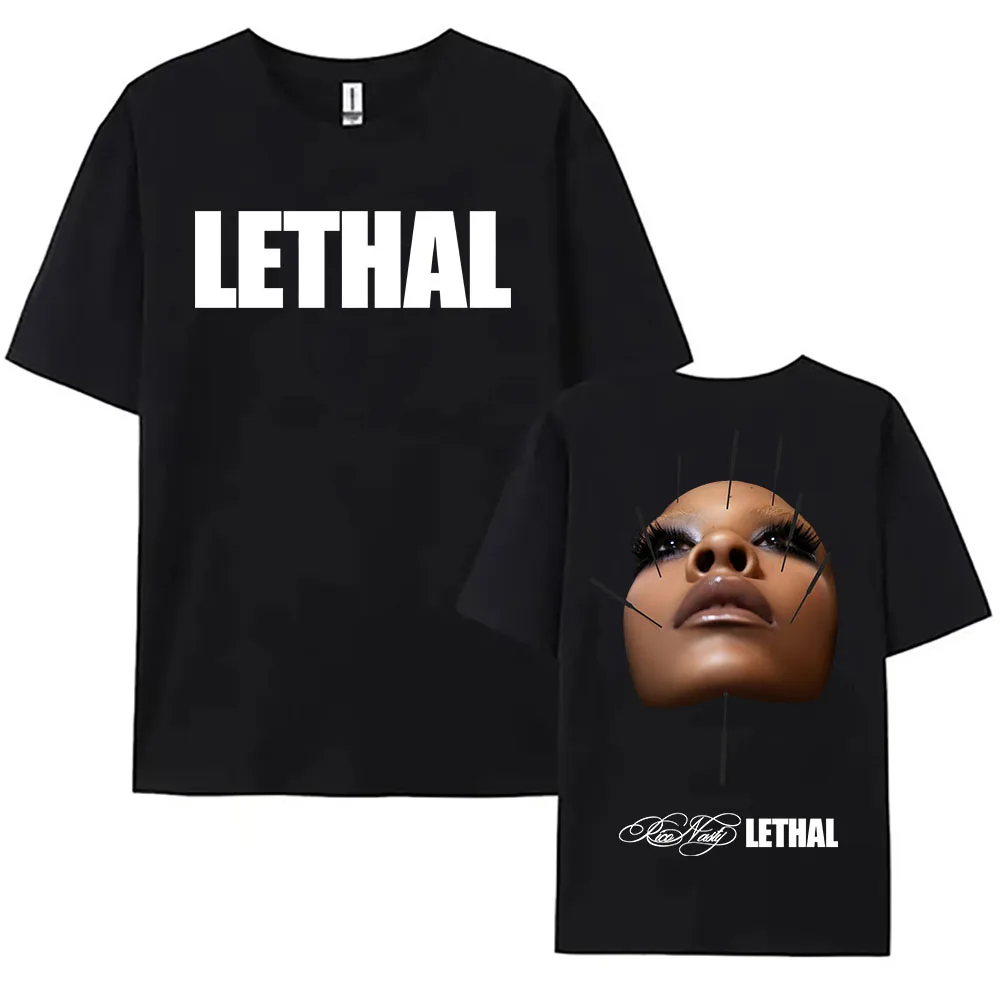 Women Tees Singer Rico Nasty Graphic T-shirt LETHAL Album 2025 Tshirts for Female Short Sleeve Cotton Summer T Shirt Unisex Tops
Women Tees Singer Rico Nasty Graphic T-shirt LETHAL Album 2025 Tshirts for Female Short Sleeve Cotton Summer T Shirt Unisex Tops