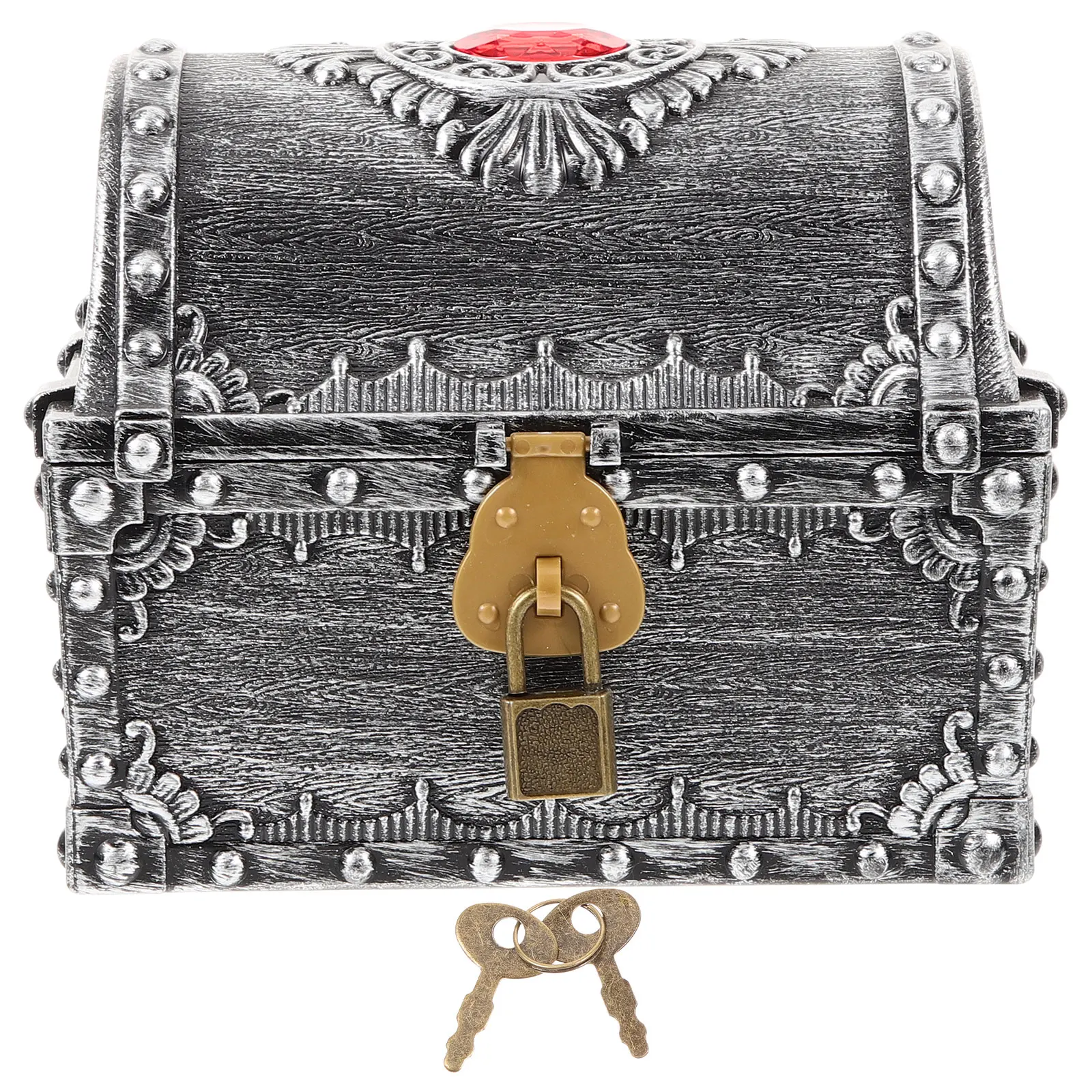 Plastic Pirate Treasure Chest Box Lock for Kids Party Venue Setting Retro Storage Props Small Chest Gifts
Plastic Pirate Treasure Chest Box Lock for Kids Party Venue Setting Retro Storage Props Small Chest Gifts