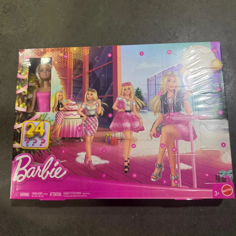 Official Licensed Barbie 2026 New Pink Fashion Surprise Advent Calendar Gift Blind Box Jfl63 Barbie Collectibles Model Toy
Official Licensed Barbie 2026 New Pink Fashion Surprise Advent Calendar Gift Blind Box Jfl63 Barbie Collectibles Model Toy