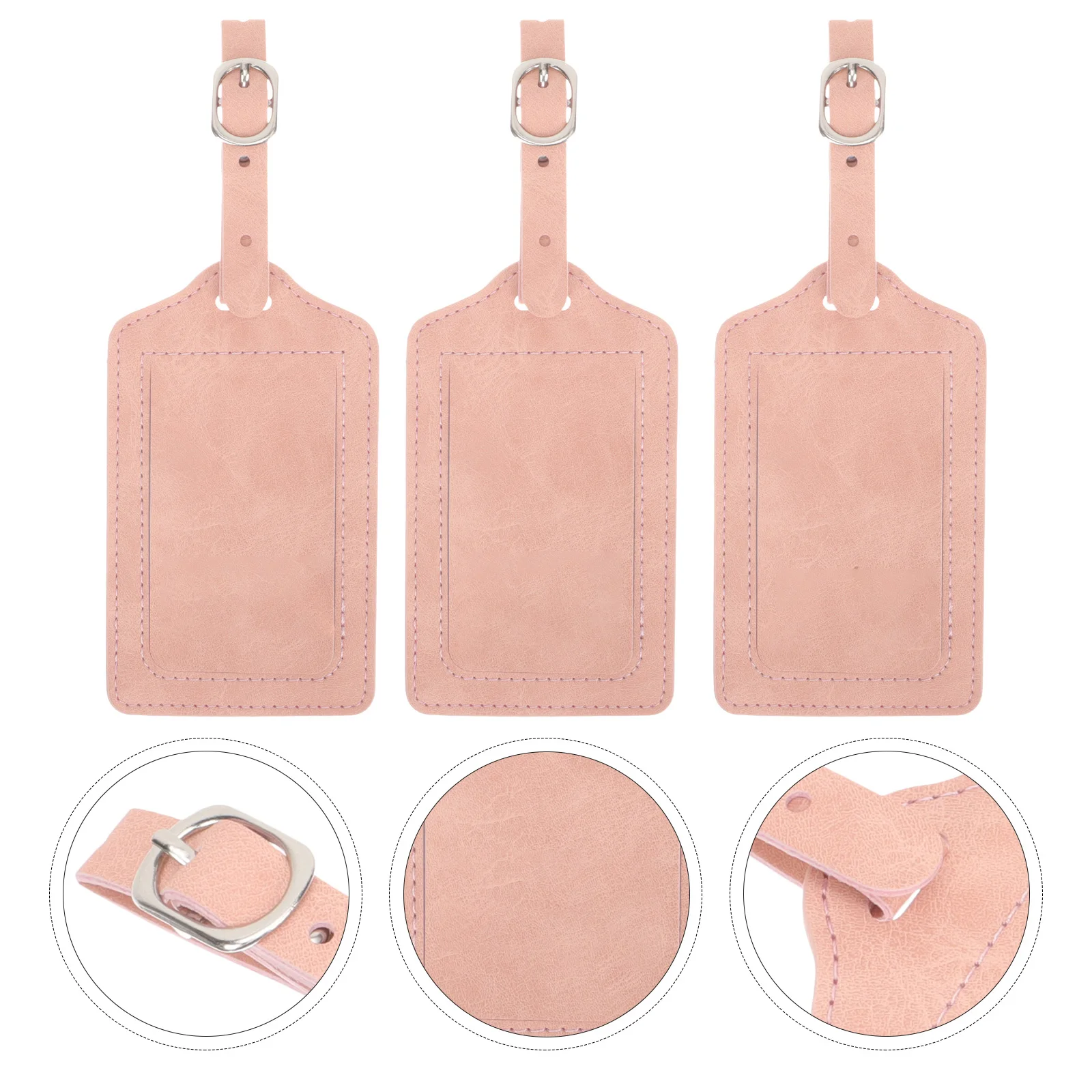 3 Pcs Luggage Tags for Suitcases Pink Travel Women Child Portable Identifiers Baggage Accessories Durable PU Safe Wear
3 Pcs Luggage Tags for Suitcases Pink Travel Women Child Portable Identifiers Baggage Accessories Durable PU Safe Wear