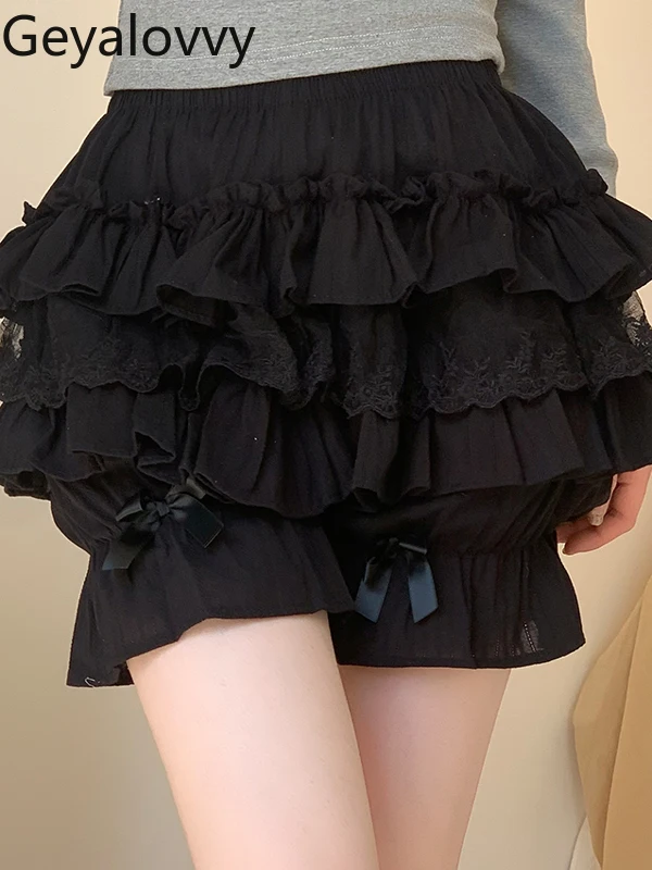 Sweet Cute Girls Versatile Anti-Exposure Safety Shorts Lolita Inner Wear Summer Elastic Waist Solid Color Short Puffy Skirt
Sweet Cute Girls Versatile Anti-Exposure Safety Shorts Lolita Inner Wear Summer Elastic Waist Solid Color Short Puffy Skirt