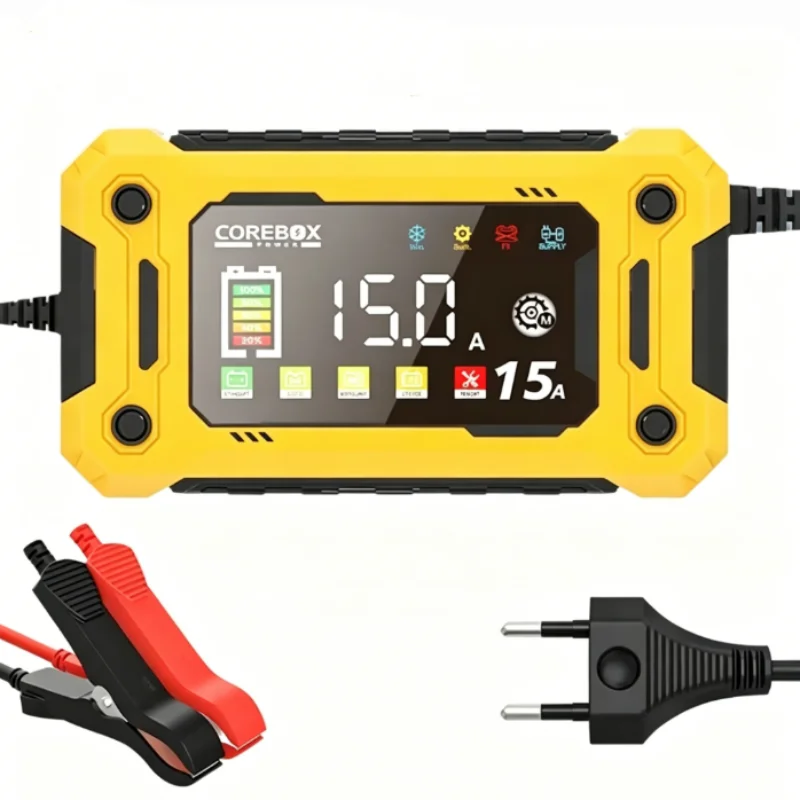 15A Car Battery Charger Fully Automatic Pulse Repair Charger for Lifepo4 AGM Lead-Acid Lithium Iron Battery Maintainer 4 sold
15A Car Battery Charger Fully Automatic Pulse Repair Charger for Lifepo4 AGM Lead-Acid Lithium Iron Battery Maintainer 4 sold