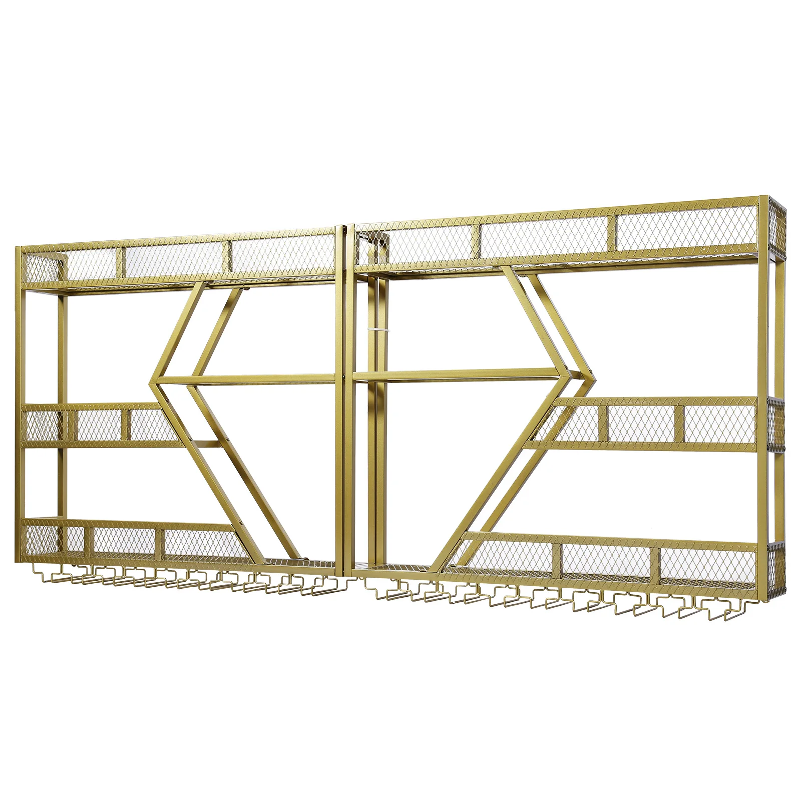 Metal Wine Bottles Storage Display Storage Shelf with Glass Holder Liquor Bottles Storage Display for Home Dining Room Kitchen
Metal Wine Bottles Storage Display Storage Shelf with Glass Holder Liquor Bottles Storage Display for Home Dining Room Kitchen