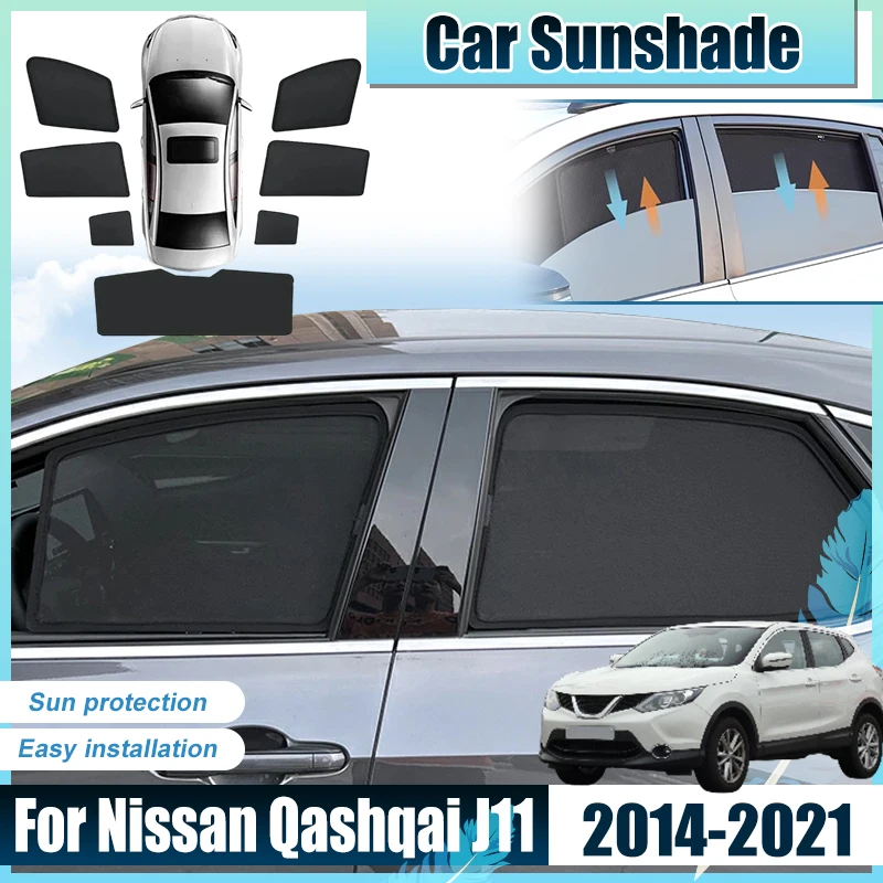 For Nissan Qashqai J11 Accessories 2014-2021 Rogue Sport Car Window Mesh Sun Shades Covers Anti UV Visors Heat light Shield Net
For Nissan Qashqai J11 Accessories 2014-2021 Rogue Sport Car Window Mesh Sun Shades Covers Anti UV Visors Heat light Shield Net