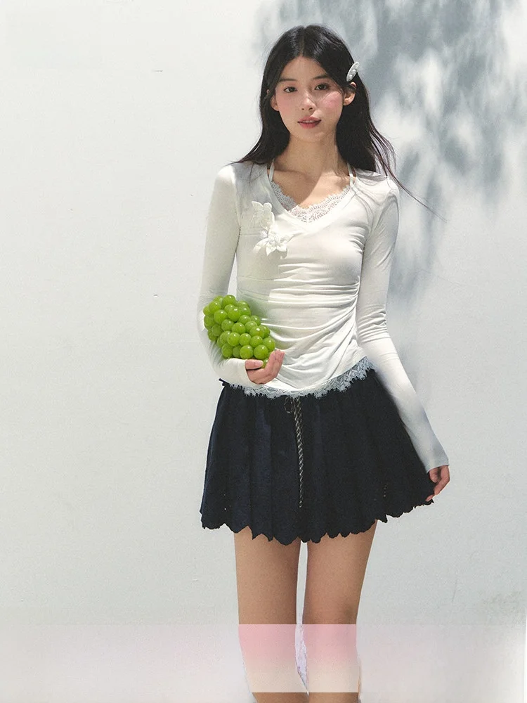 SunsetPark Tokyo Misty Long Sleeve Women's T-shirt Micro Translucent Floral 3D Decoration Commute Style Moisture Wicking
SunsetPark Tokyo Misty Long Sleeve Women's T-shirt Micro Translucent Floral 3D Decoration Commute Style Moisture Wicking