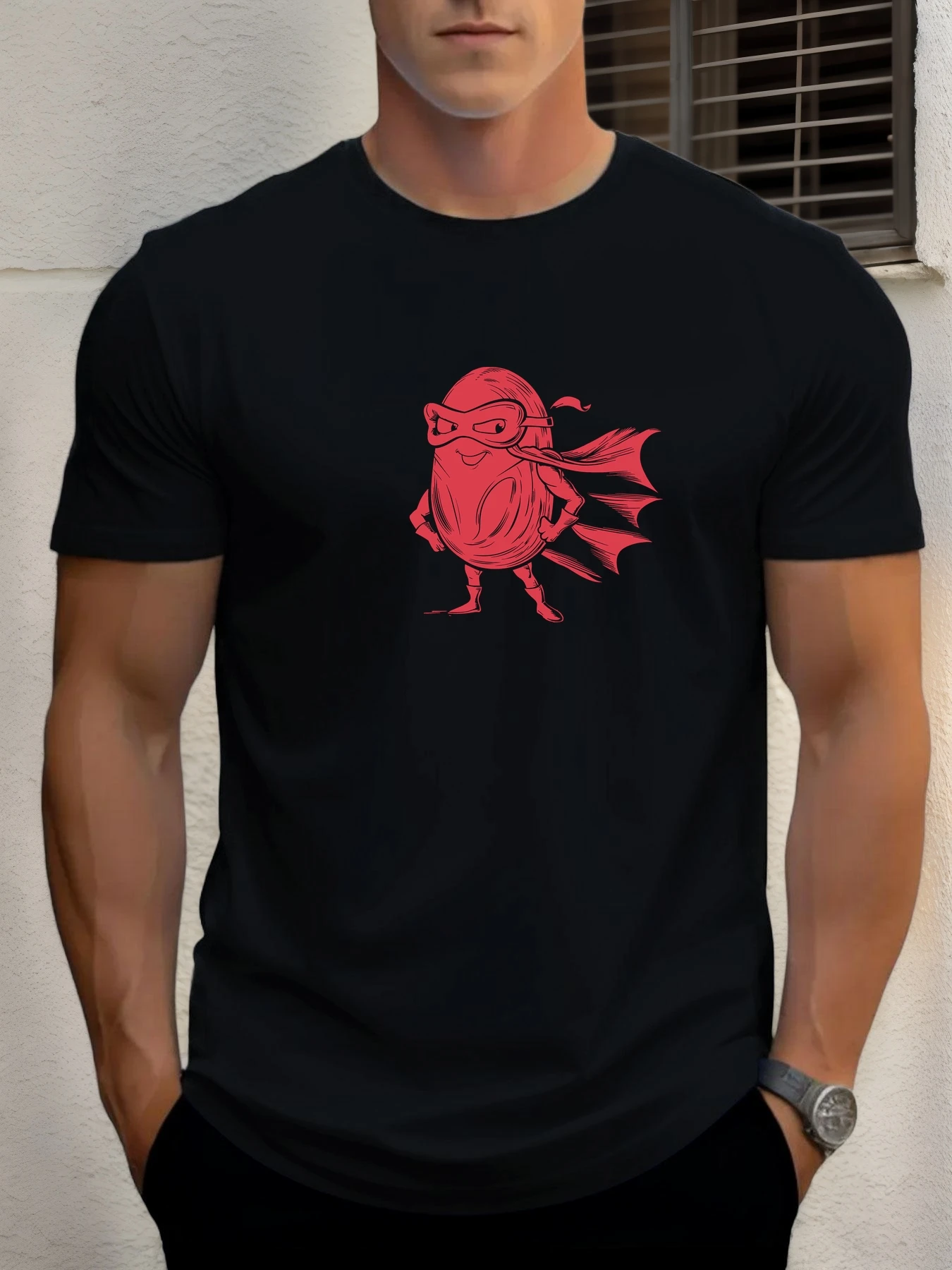 T Shirt For Men Beans Anpanman 100% Cotton Graphic Printing Summer Round Neck T-Shirt Casual Breathable Street Style Daily Top
T Shirt For Men Beans Anpanman 100% Cotton Graphic Printing Summer Round Neck T-Shirt Casual Breathable Street Style Daily Top