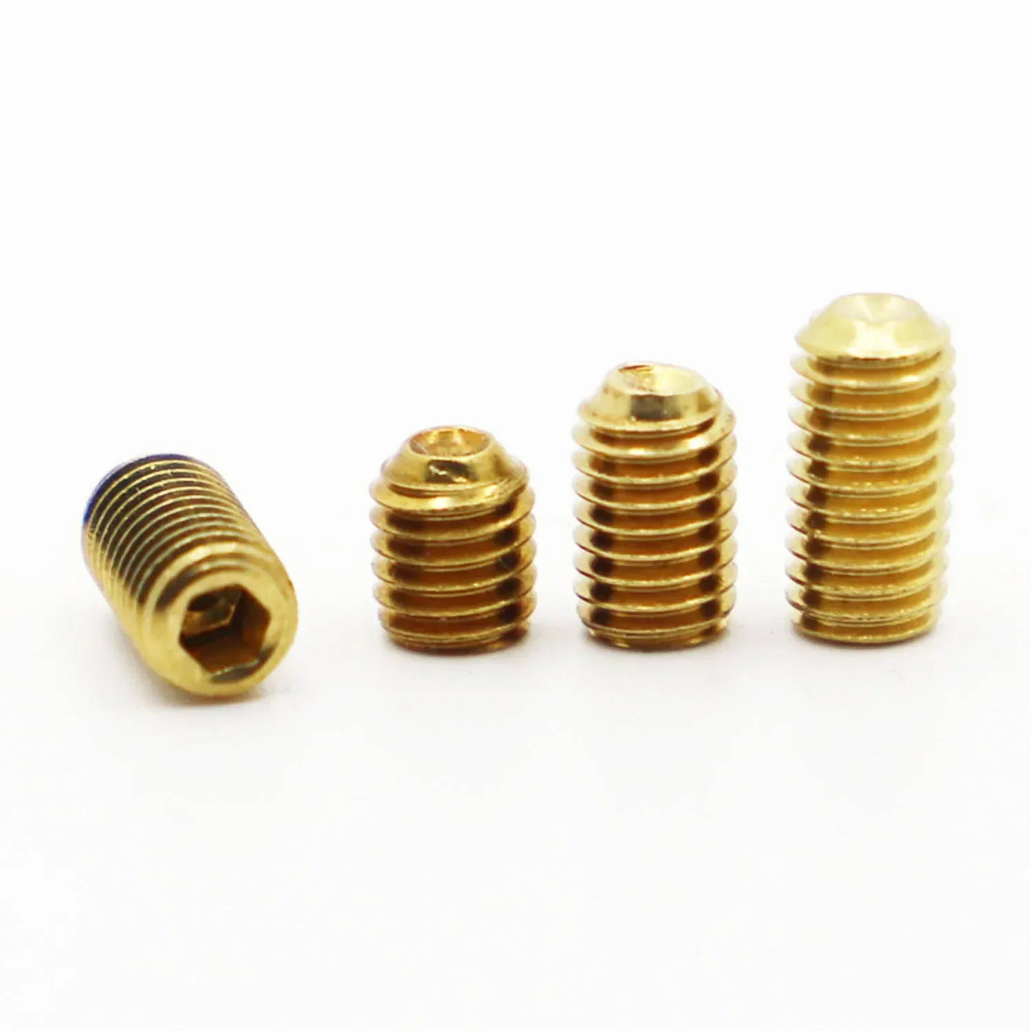 M2 M2.5 M3 M4 M5 M6 M8 M10 Brass Hex Socket Set Screw Headness Grub Screw Bolts DIN916
M2 M2.5 M3 M4 M5 M6 M8 M10 Brass Hex Socket Set Screw Headness Grub Screw Bolts DIN916