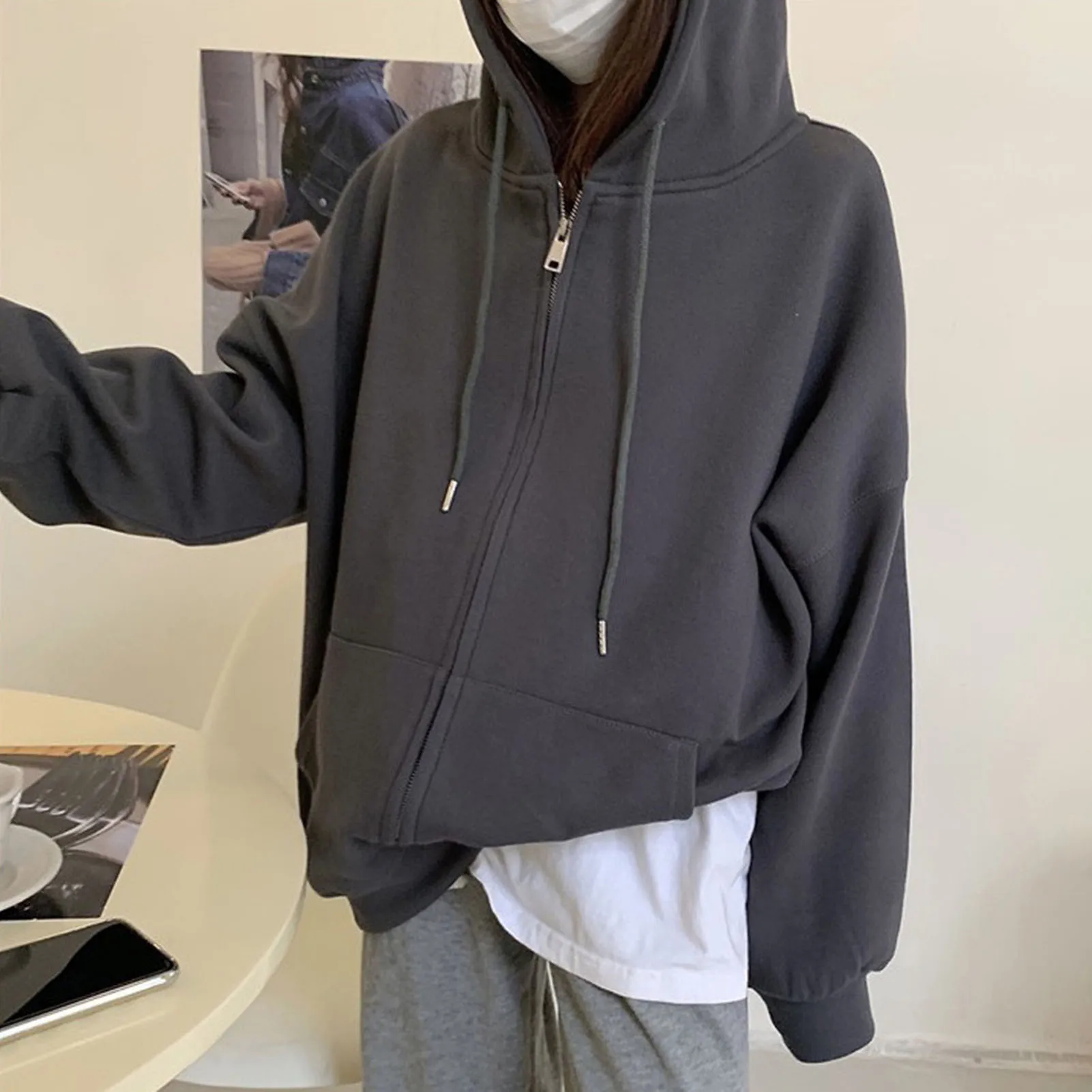 High Street Hoodies Women Clothes Fashion Hip Hop Versatile Sweatshirt Hoodie Woman Loose Casual Pullover Women Clothing Tops
High Street Hoodies Women Clothes Fashion Hip Hop Versatile Sweatshirt Hoodie Woman Loose Casual Pullover Women Clothing Tops