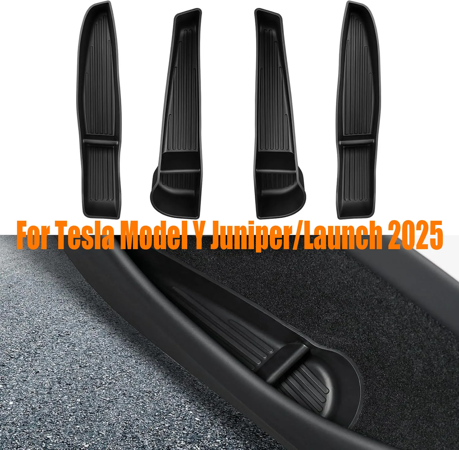 4Pcs for Tesla Model Y Juniper/Launch 2025 Car Door Side Storage Box TPE Low Edge Style Door Storage Organizer Tray Accessories
4Pcs for Tesla Model Y Juniper/Launch 2025 Car Door Side Storage Box TPE Low Edge Style Door Storage Organizer Tray Accessories