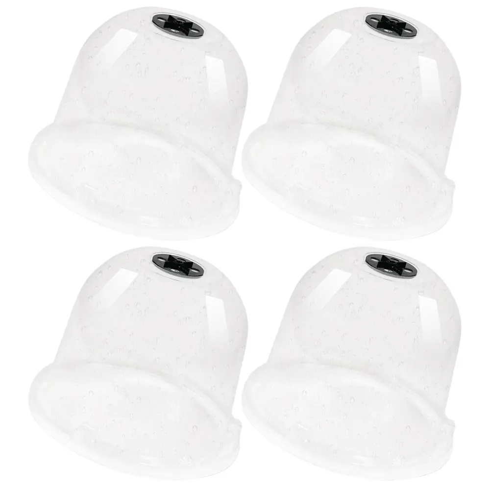4 Pcs Seedling Insulation Plant Mesh Plastic Protective Reusable Bell Humdity Dome for Flower Boxes Plants
4 Pcs Seedling Insulation Plant Mesh Plastic Protective Reusable Bell Humdity Dome for Flower Boxes Plants