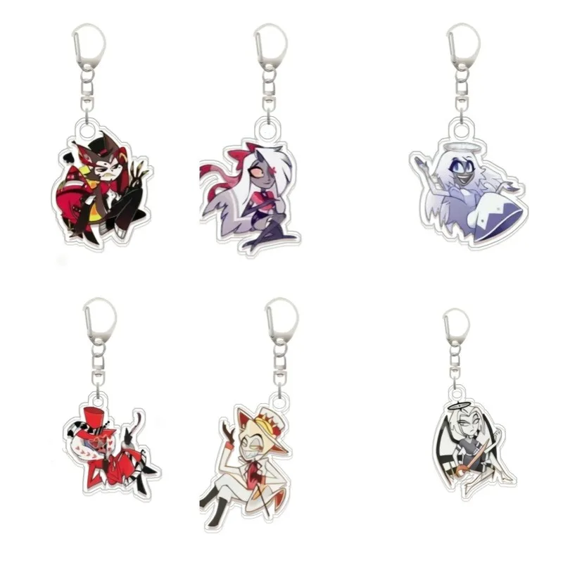 For Hazbin Hotel Collection Husk Angel Dust Charlie Original Acrylic Self-made Cute Cartoon For Anime Keychain Pendant Toy Gift
For Hazbin Hotel Collection Husk Angel Dust Charlie Original Acrylic Self-made Cute Cartoon For Anime Keychain Pendant Toy Gift