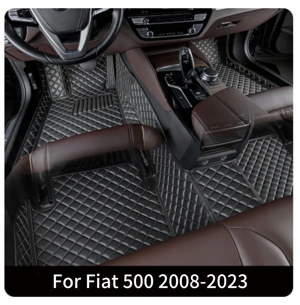 Автомобильные коврики, полный комплект для Fiat 500 2008 ~ 2023, кожаные коврики, индивидуальные интерьерные коврики от грязи, автомобильные коврики, аксессуары для автомобиля
Автомобильные коврики, полный комплект для Fiat 500 2008 ~ 2023, кожаные коврики, индивидуальные интерьерные коврики от грязи, автомобильные коврики, аксессуары для автомобиля