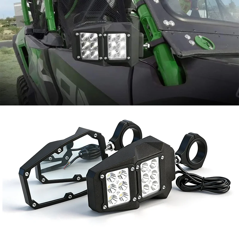 1.75''/2'' Bar UTV Side Rearview Mirrors with LED Light Rear View Side Mirrors for Polaris RZR XP 1000 for Yamaha Rhino
1.75''/2'' Bar UTV Side Rearview Mirrors with LED Light Rear View Side Mirrors for Polaris RZR XP 1000 for Yamaha Rhino