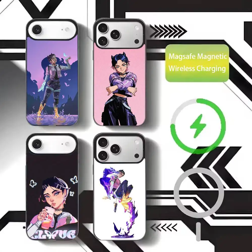 Popular V-Valorant C-Clove Phone Case For iPhone17,16,15,14,13,12,11 Plus,Pro Max Magnetic For Magsafe Wireless Charging
Popular V-Valorant C-Clove Phone Case For iPhone17,16,15,14,13,12,11 Plus,Pro Max Magnetic For Magsafe Wireless Charging