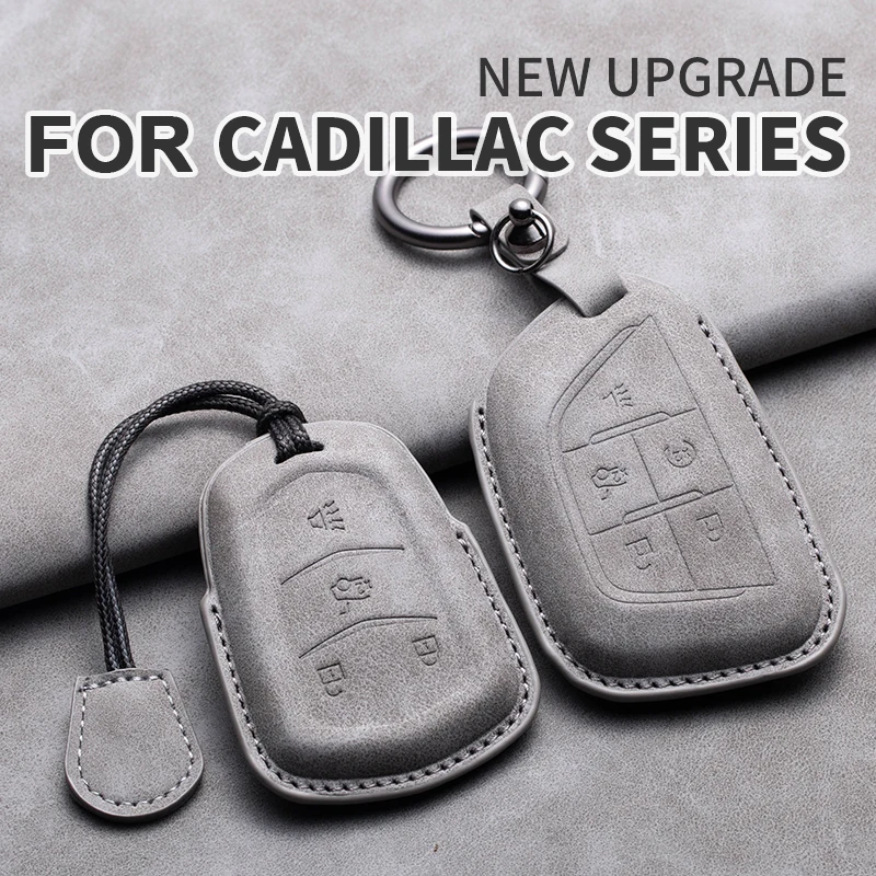 Leather Car Remote Key Case For Cadillac CT4 CT5 ATS CT6 CTS DTS XT5 Escalade ESV SRX STS XTS ELR Key Shell Auto Accessories
Leather Car Remote Key Case For Cadillac CT4 CT5 ATS CT6 CTS DTS XT5 Escalade ESV SRX STS XTS ELR Key Shell Auto Accessories