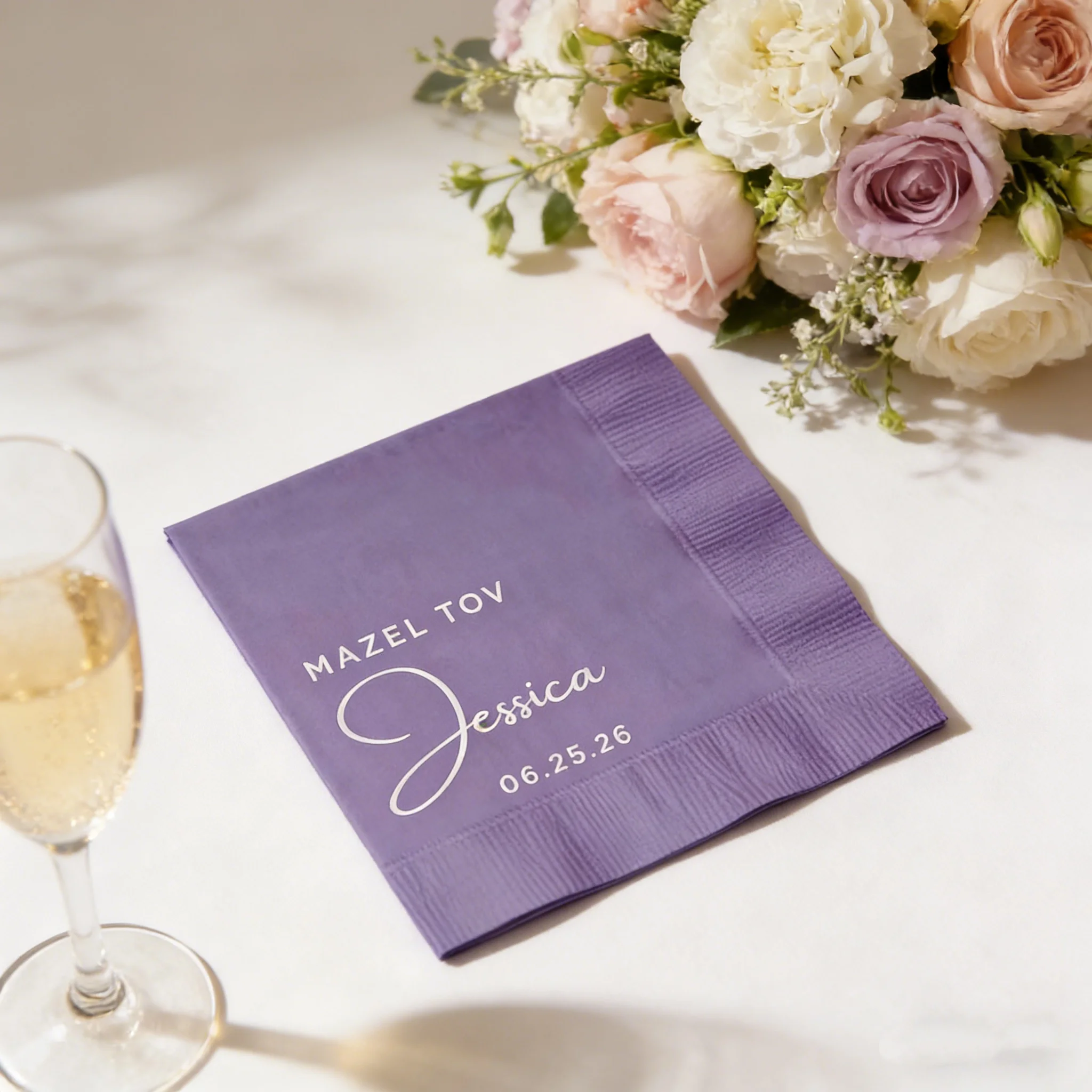 50pcs Custom Bat Mitzvah Party Paper Napkins Available in All Sizes & Colors for Celebration Events
50pcs Custom Bat Mitzvah Party Paper Napkins Available in All Sizes & Colors for Celebration Events