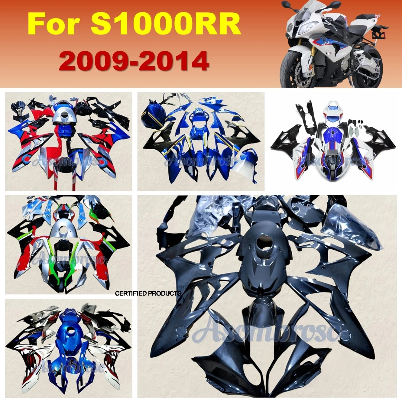 Полный обтекатель из углеродного волокна для BMW S1000RR 2009 2010 2011 2012 2013 2014 S1000 RR 09-14, комплект обтекателей кузова мотоцикла
Полный обтекатель из углеродного волокна для BMW S1000RR 2009 2010 2011 2012 2013 2014 S1000 RR 09-14, комплект обтекателей кузова мотоцикла