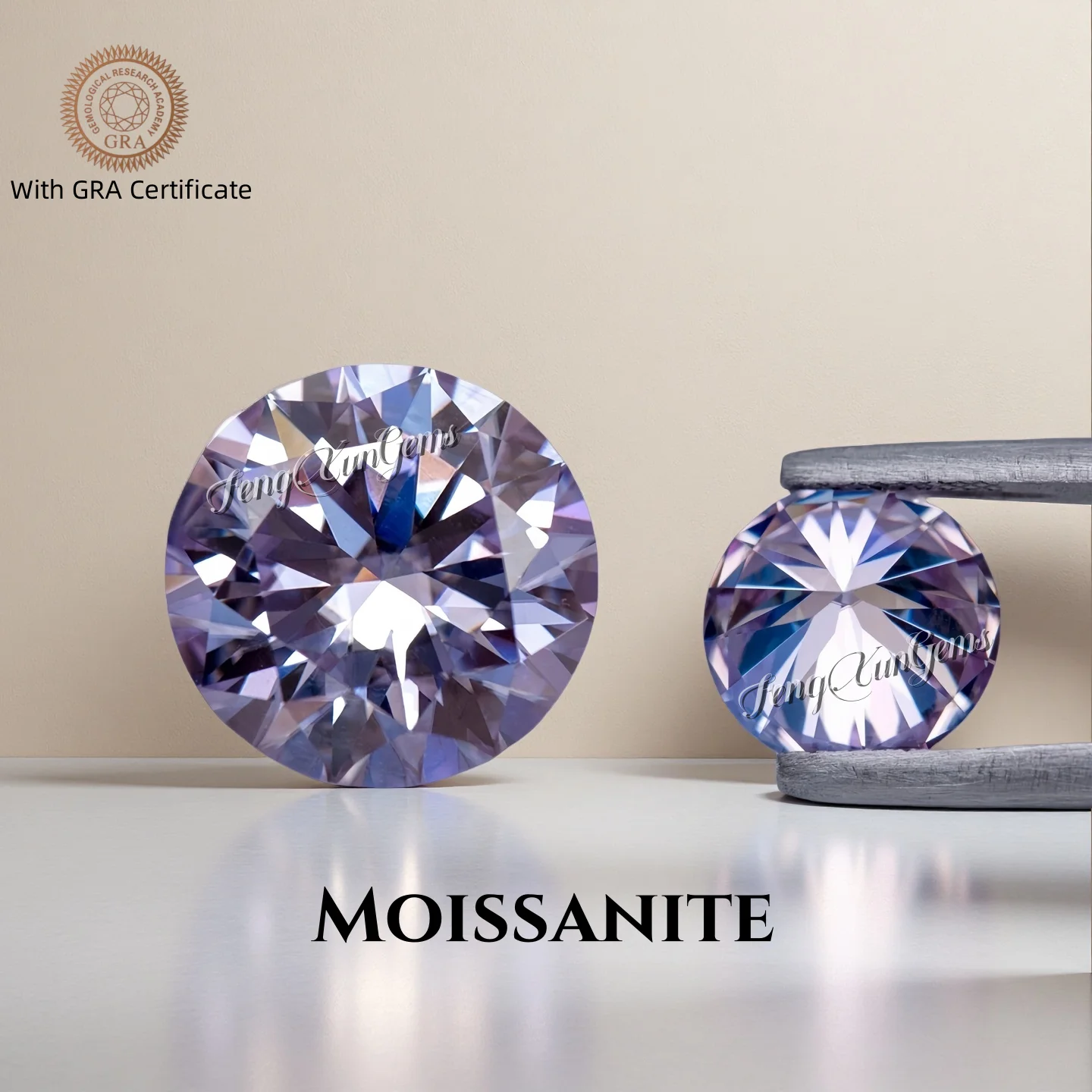 Pruple color Loose Moissanite Stones 0.1~6ct Brilliant cut Gemstone Fine Jewelry Round shape Lab Grown Diamonds for Jewelry make 
Pruple color Loose Moissanite Stones 0.1~6ct Brilliant cut Gemstone Fine Jewelry Round shape Lab Grown Diamonds for Jewelry make