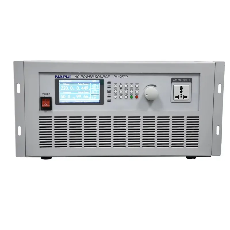 PA9530 3KVA 3000W Single Phase Programmable Variable Frequency Source Standard Sine Wave High Precision Lab Industry AC/DC 220V
PA9530 3KVA 3000W Single Phase Programmable Variable Frequency Source Standard Sine Wave High Precision Lab Industry AC/DC 220V
