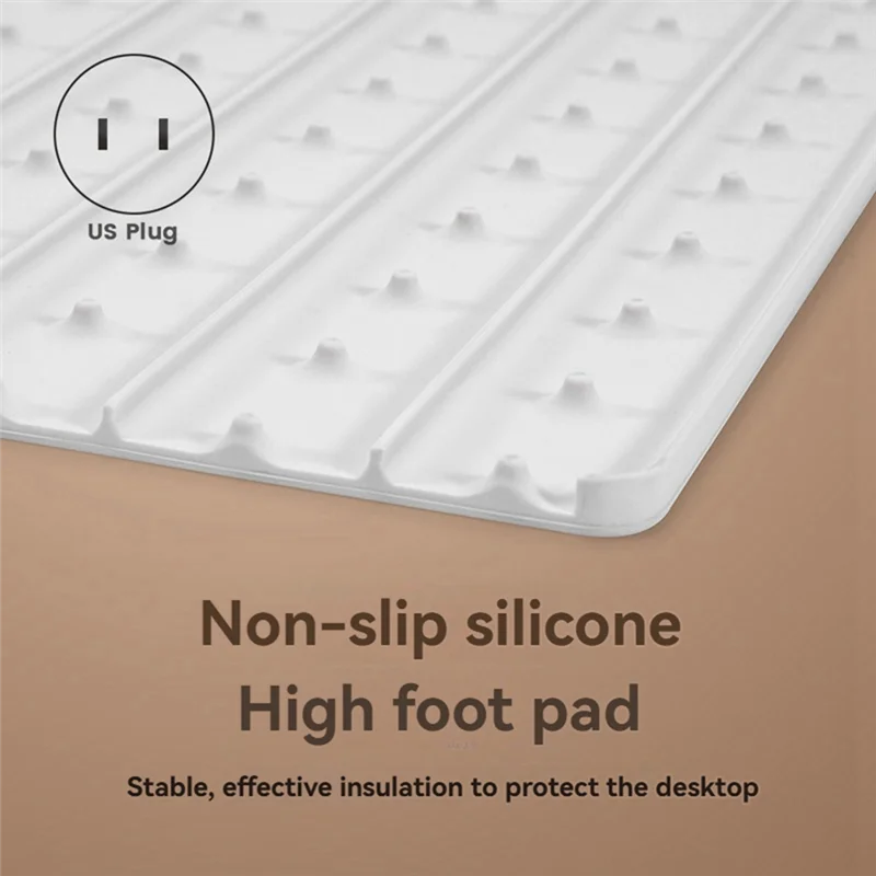 A23I-Foldable Flexible Silicone Household Table Hot Plate, 3-Speed Adjustable Temperature Food Heating Pad US Plug
A23I-Foldable Flexible Silicone Household Table Hot Plate, 3-Speed Adjustable Temperature Food Heating Pad US Plug
