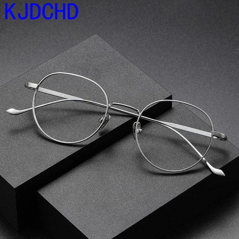 Pure Titanium Glasses Frame for Men Retro Round Prescription Eyeglasses Frames Women 2026 Vintage Myopia Optical Male Eyewear
Pure Titanium Glasses Frame for Men Retro Round Prescription Eyeglasses Frames Women 2026 Vintage Myopia Optical Male Eyewear