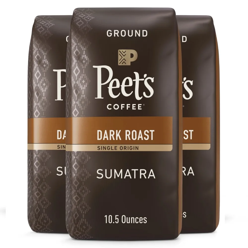 (3 pack) Single Origin Sumatra Premium Dark Roast Ground Coffee, Arabica, 10.5 oz
(3 pack) Single Origin Sumatra Premium Dark Roast Ground Coffee, Arabica, 10.5 oz