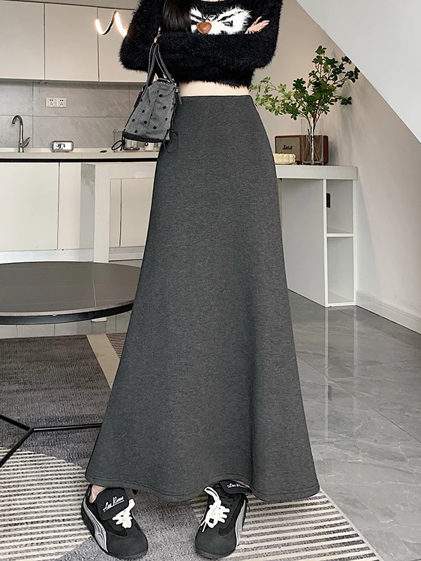 Женская длинная юбка с завышенной талией и свободным кроем, весна-осень, повседневная, свободная посадка, не стесняющая движений
Женская длинная юбка с завышенной талией и свободным кроем, весна-осень, повседневная, свободная посадка, не стесняющая движений