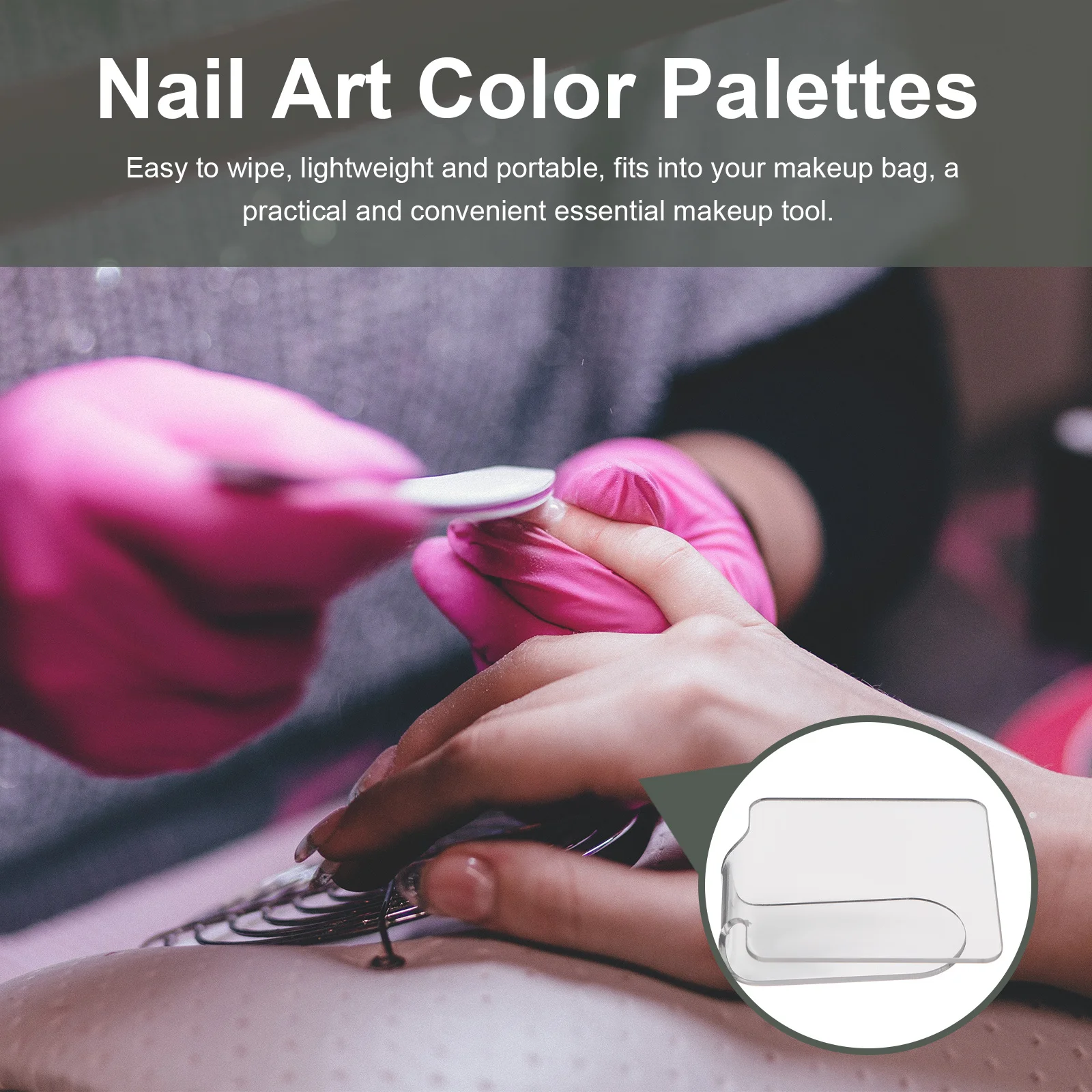 2Pcs Acrylic Makeup Palettes for Handheld Color Mixing Professional Salon Tool Foundation Eyeshadow Powders
2Pcs Acrylic Makeup Palettes for Handheld Color Mixing Professional Salon Tool Foundation Eyeshadow Powders