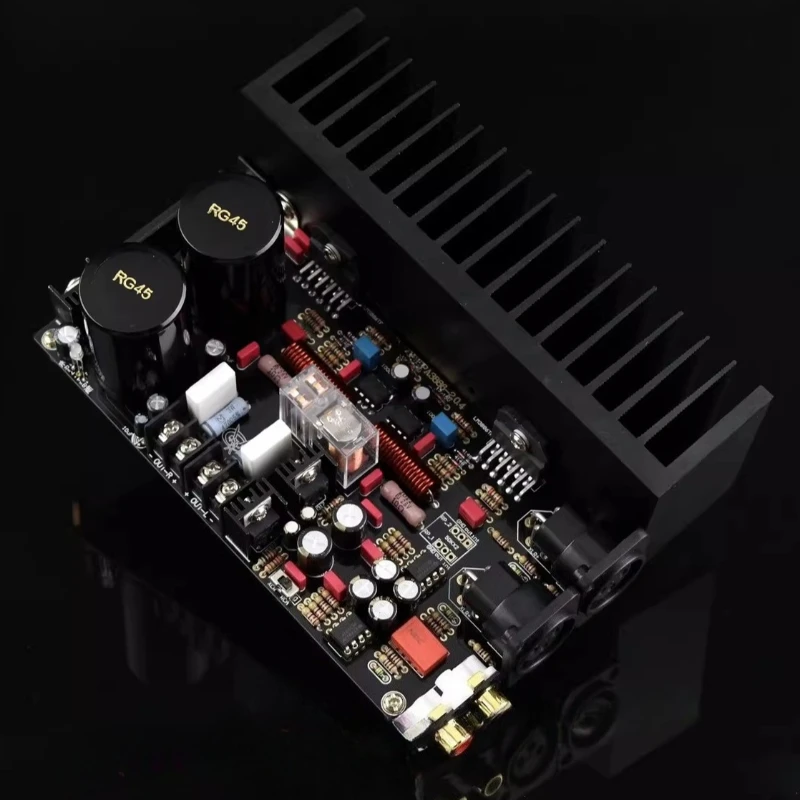 Fever LM3886 power amplifier board, dual channel 2.0 pure DC dynamic feedback single-ended balanced input
Fever LM3886 power amplifier board, dual channel 2.0 pure DC dynamic feedback single-ended balanced input