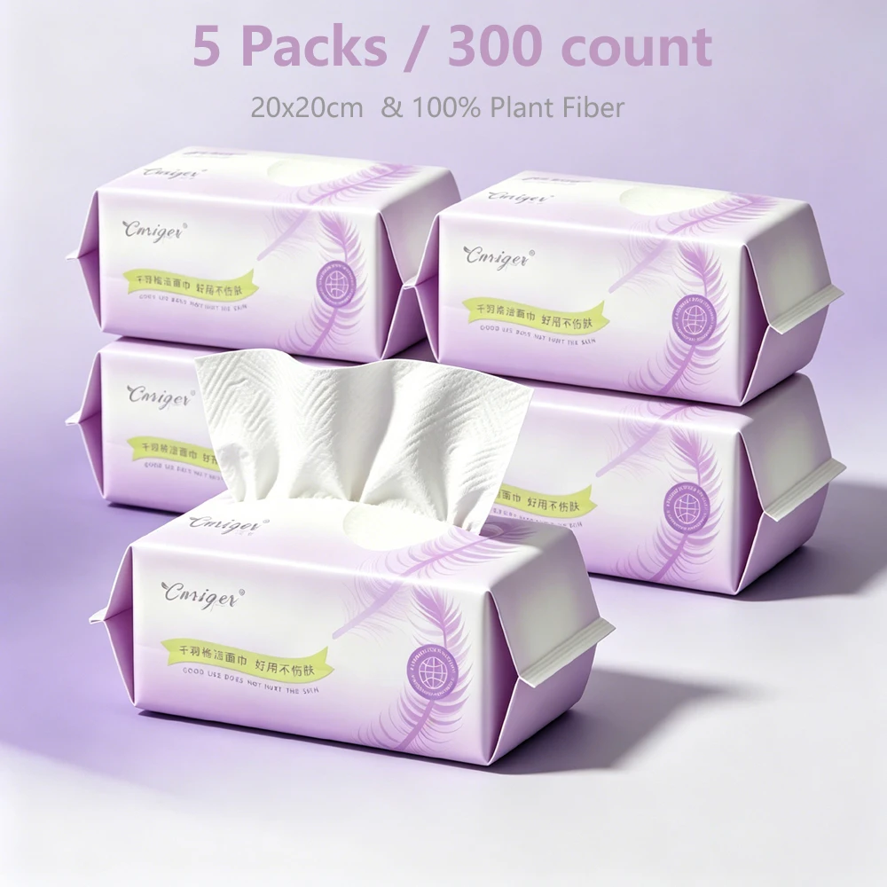 300 Count Soft Plant Fiber Disposable Face Towels 20x20cm Makeup Remover Wipes for Sensitive Skin
300 Count Soft Plant Fiber Disposable Face Towels 20x20cm Makeup Remover Wipes for Sensitive Skin