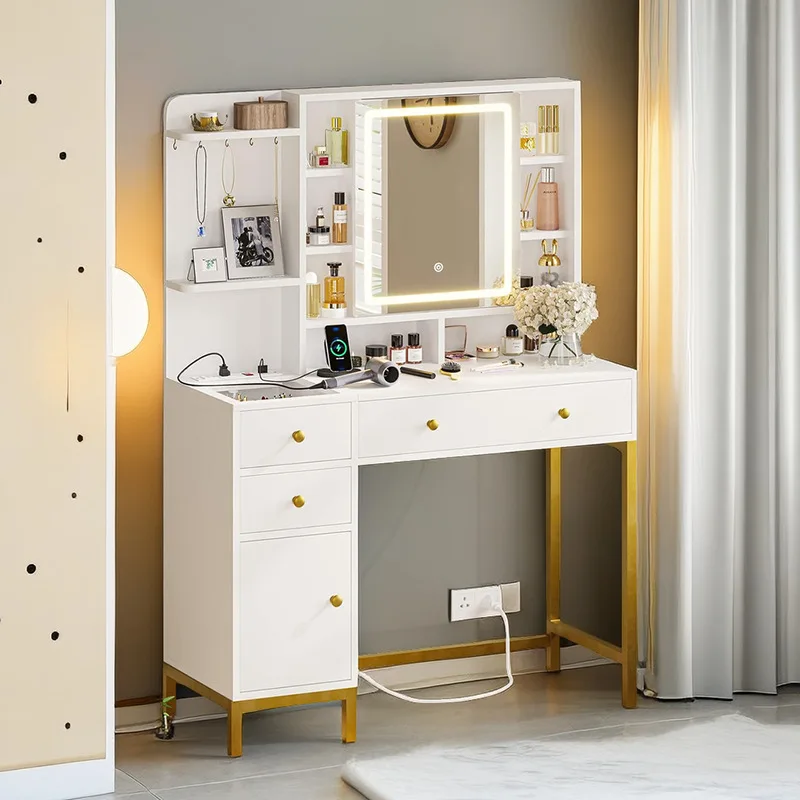 Dresser bedroom modern simple makeup storage cabinet integrated small apartment desk cream style makeup table and chair
Dresser bedroom modern simple makeup storage cabinet integrated small apartment desk cream style makeup table and chair