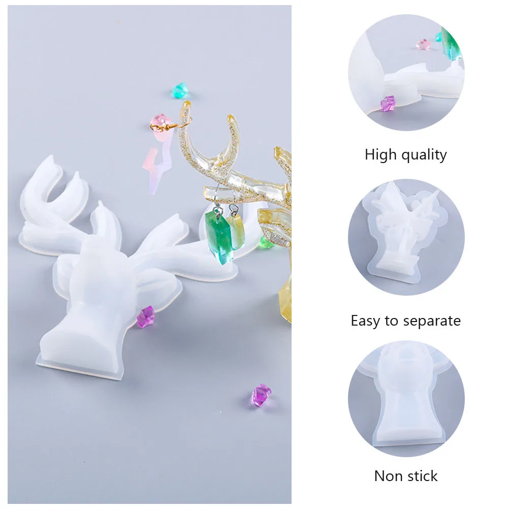 1 set Shape Silicone Diy Mold For Desktop Ornament Earring Holder Handmade Craft Mold Craft Tool Jewelry Making Gift 
1 set Shape Silicone Diy Mold For Desktop Ornament Earring Holder Handmade Craft Mold Craft Tool Jewelry Making Gift