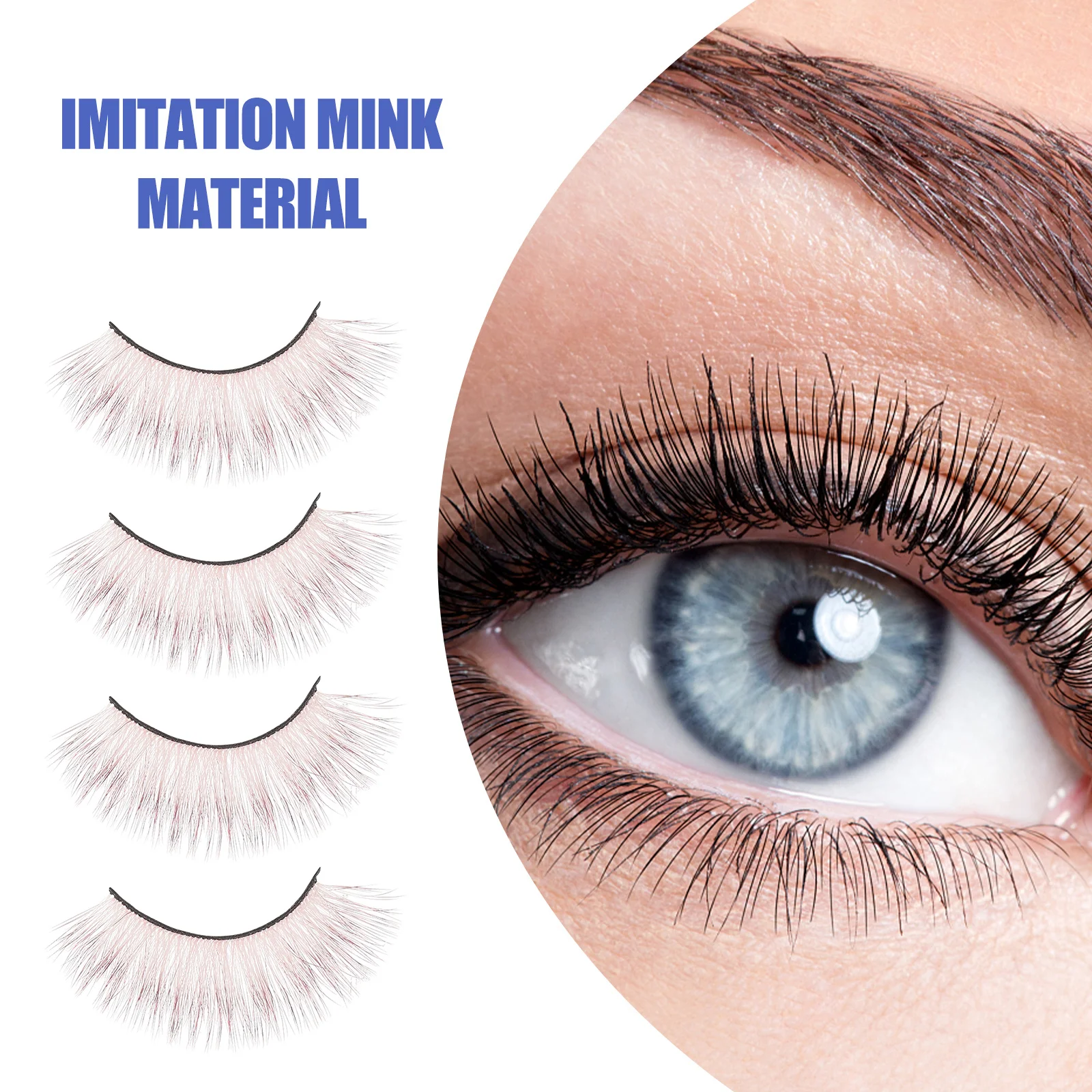 5Pairs Colored Eyelashes Fashionable for Eye Makeup Charm Look Stage Performance Prom Colored Eyelashes
5Pairs Colored Eyelashes Fashionable for Eye Makeup Charm Look Stage Performance Prom Colored Eyelashes