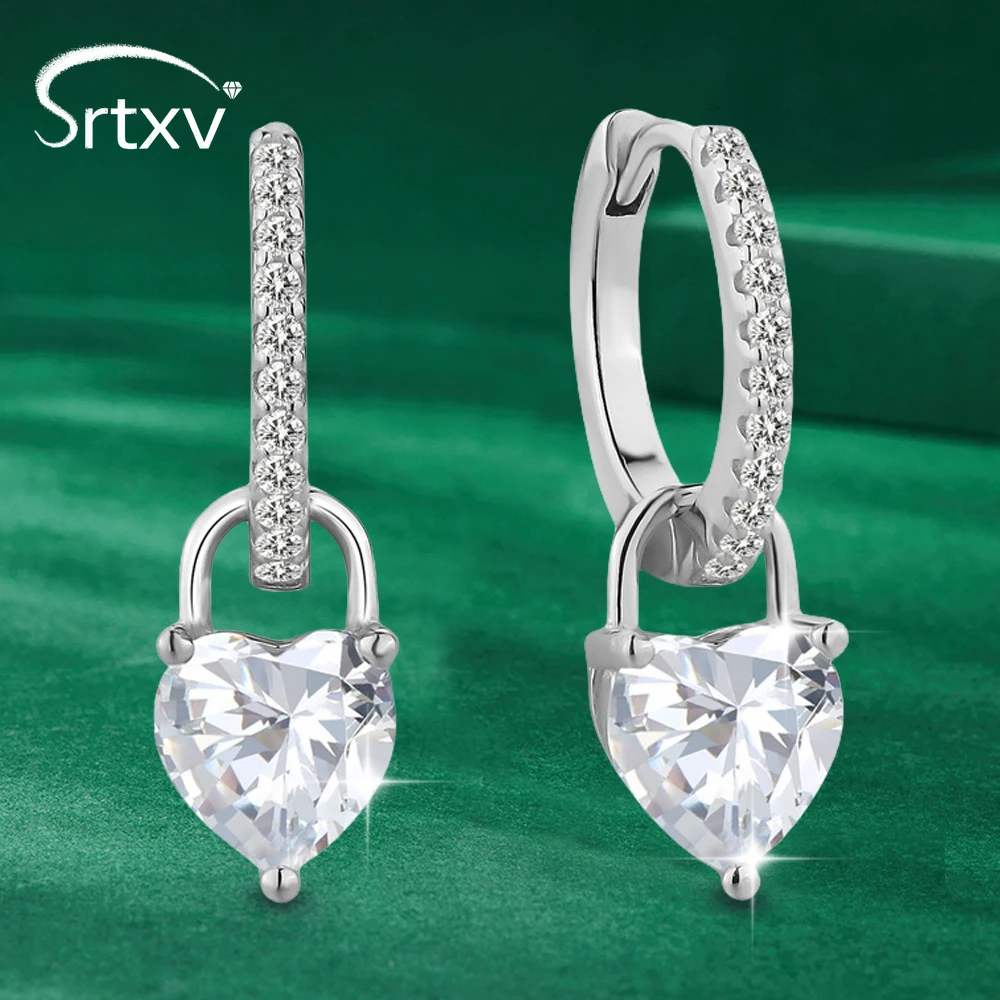 Certified 0.5/1CT Heart Cut D Color Moissanite Drop Earrings for Women S925 Sterling Silver Wedding Diamond Earring Jewelry
Certified 0.5/1CT Heart Cut D Color Moissanite Drop Earrings for Women S925 Sterling Silver Wedding Diamond Earring Jewelry