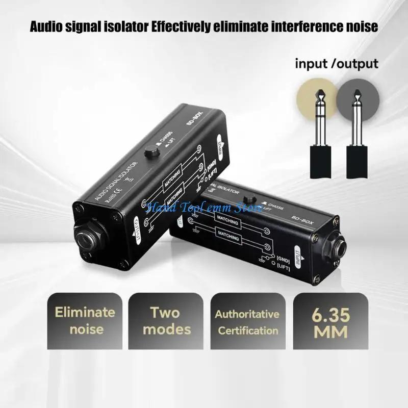 H37F Audios Noise Isolator 6.35mm Noise Cancellation Metal Builts For Stage
H37F Audios Noise Isolator 6.35mm Noise Cancellation Metal Builts For Stage
