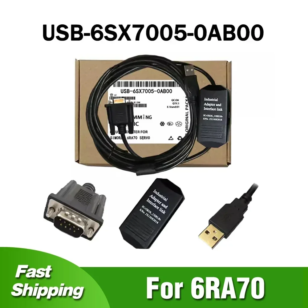 6SX7005-0AB00 for Siemens SIMOREG Rectifier 6RA70 Debugging Cable Programming Download Line
6SX7005-0AB00 for Siemens SIMOREG Rectifier 6RA70 Debugging Cable Programming Download Line