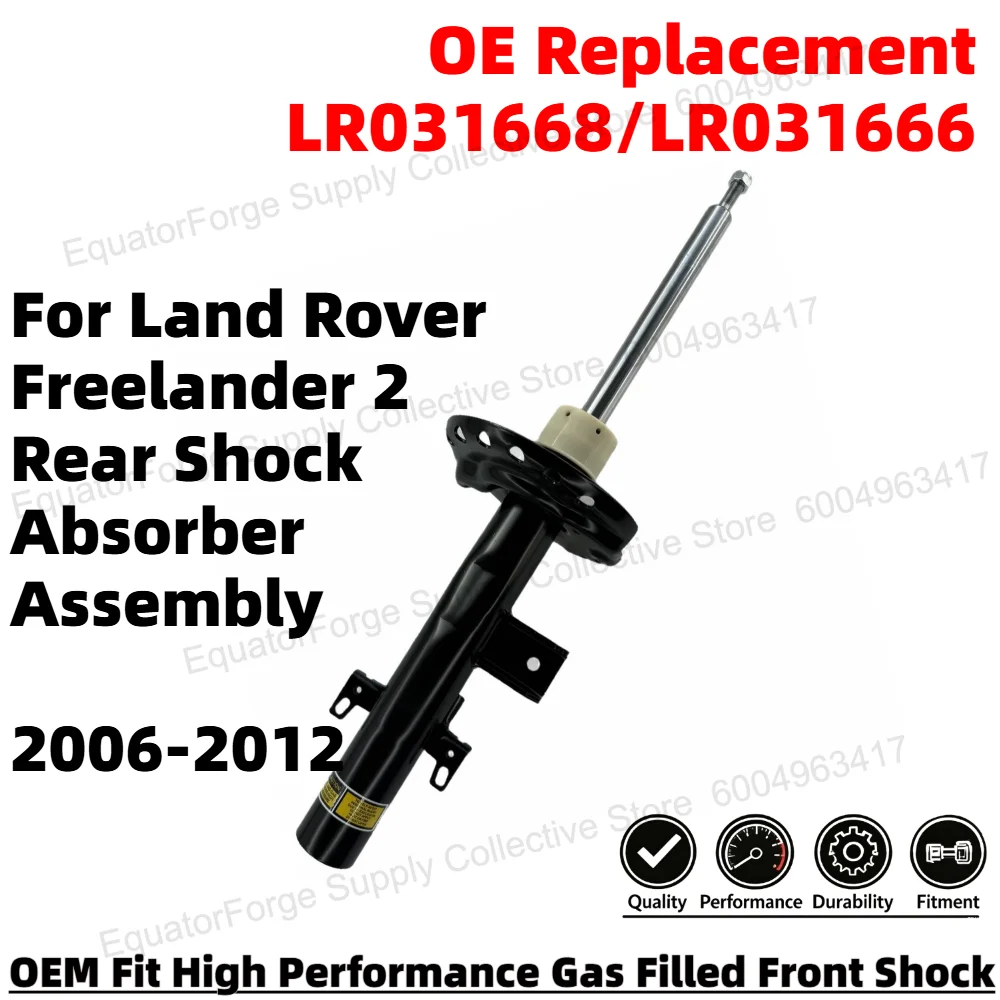High Performance Rear Shock Absorber Assembly for Land Rover Freelander 2 Smooth Ride OE Replacement LR031668/LR031666
High Performance Rear Shock Absorber Assembly for Land Rover Freelander 2 Smooth Ride OE Replacement LR031668/LR031666