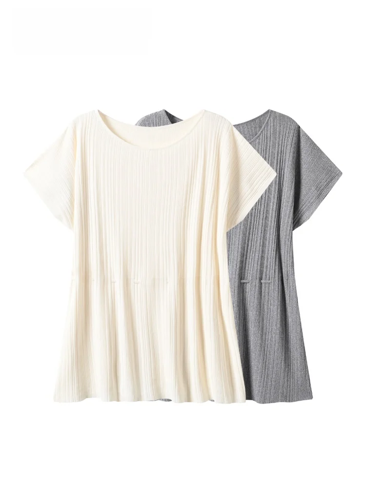 Loose Short Sleeve round Neck T-Shirt Women's plus Size Summer New Style Cara CLUB Shoulder Width Appropriate Fashionable Top
Loose Short Sleeve round Neck T-Shirt Women's plus Size Summer New Style Cara CLUB Shoulder Width Appropriate Fashionable Top