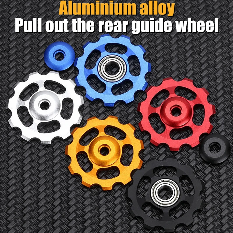 11T Bicycle Rear Derailleur Wheel Ceramic Bearing Pulley AL7075 Road Bike Guide Roller Idler
11T Bicycle Rear Derailleur Wheel Ceramic Bearing Pulley AL7075 Road Bike Guide Roller Idler
