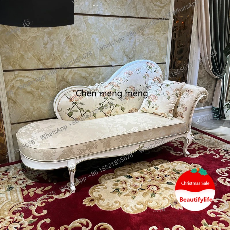 French fabric embroidered concubine chair European luxury beauty couch bedroom neoclassical solid wood lazy recliner
French fabric embroidered concubine chair European luxury beauty couch bedroom neoclassical solid wood lazy recliner