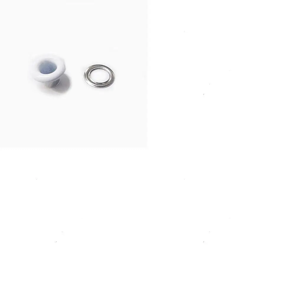 100Pcs Iron Grommet Eyelet Findings with Washers for Bag Repair Replacement Pack White 1.65x0.55cm Inner Diameter: 1cm
100Pcs Iron Grommet Eyelet Findings with Washers for Bag Repair Replacement Pack White 1.65x0.55cm Inner Diameter: 1cm