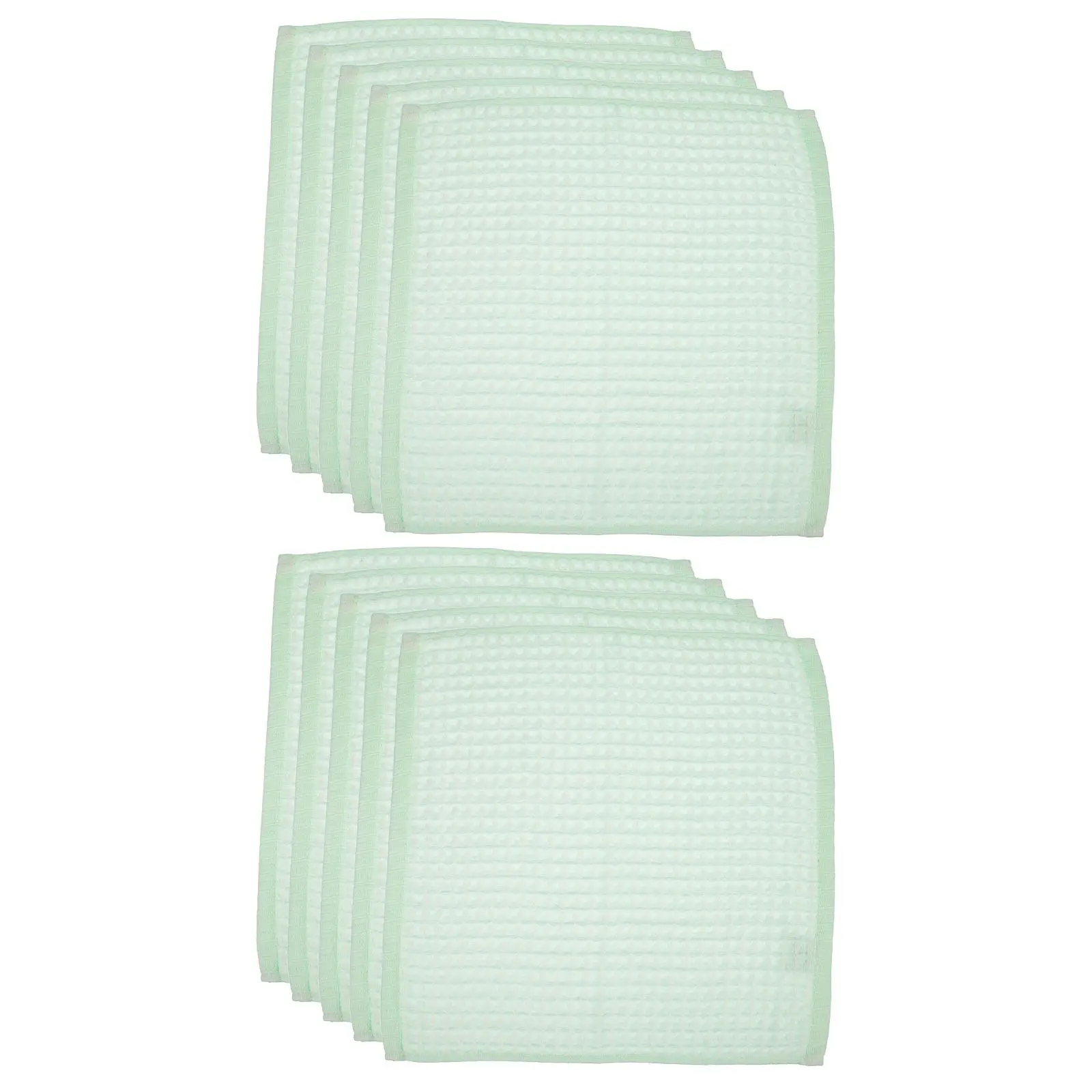 10Pcs Kitchen Cleaning Cloth Pure Cotton Waffle Texture Dishcloths for Kitchen Wash Surfaces Efficient Absorption Dish Drying
10Pcs Kitchen Cleaning Cloth Pure Cotton Waffle Texture Dishcloths for Kitchen Wash Surfaces Efficient Absorption Dish Drying