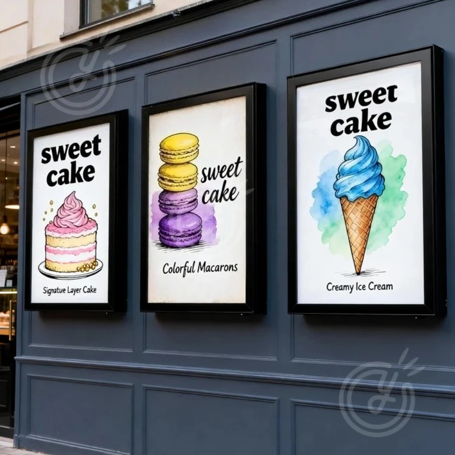 Custom Ultra Slim LED Light Box Menu Light Box Mini Photo Studio Lightbox Advertising Display Outdoor Signage Sweet Cake Logo
Custom Ultra Slim LED Light Box Menu Light Box Mini Photo Studio Lightbox Advertising Display Outdoor Signage Sweet Cake Logo