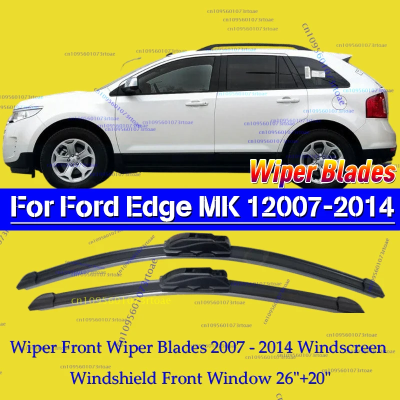 Wiper Front Wiper Blades For Ford Edge MK 1 2007 2008 2009 2010 2011 2012 2013 2014 Windscreen Windshield Front Window 26"+20"
Wiper Front Wiper Blades For Ford Edge MK 1 2007 2008 2009 2010 2011 2012 2013 2014 Windscreen Windshield Front Window 26"+20"