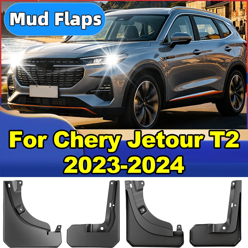 For Chery Jetour T2 2023 2024 Mud Flap Mudguards Front Rear Fender Anti-splash Mudflap Guard Accessories With 4 Pieces
For Chery Jetour T2 2023 2024 Mud Flap Mudguards Front Rear Fender Anti-splash Mudflap Guard Accessories With 4 Pieces