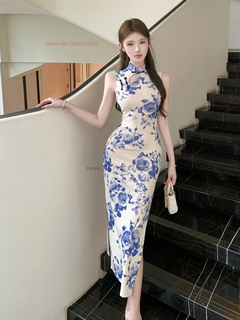 2026 chinese sexy dress sleeveless mesh cheongsam retro flower print qipao traditional nightclub qipao banquet dress vestido
2026 chinese sexy dress sleeveless mesh cheongsam retro flower print qipao traditional nightclub qipao banquet dress vestido