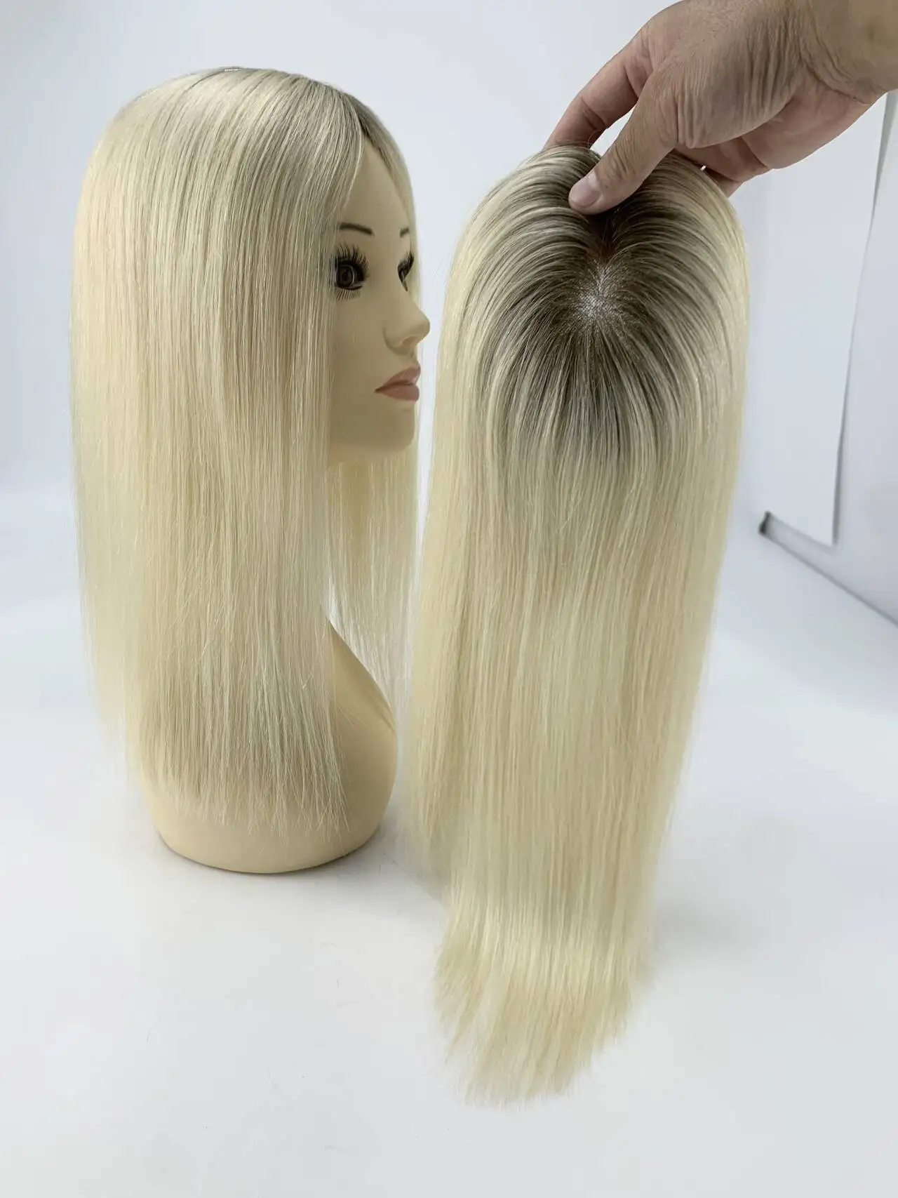 Breathable Mono Topper 5*5 Virgin Human Hair For Thinning Hair Women Realistic Mono Part Hairpiece
Breathable Mono Topper 5*5 Virgin Human Hair For Thinning Hair Women Realistic Mono Part Hairpiece
